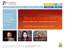 Tablet Screenshot of alliance4ed.org